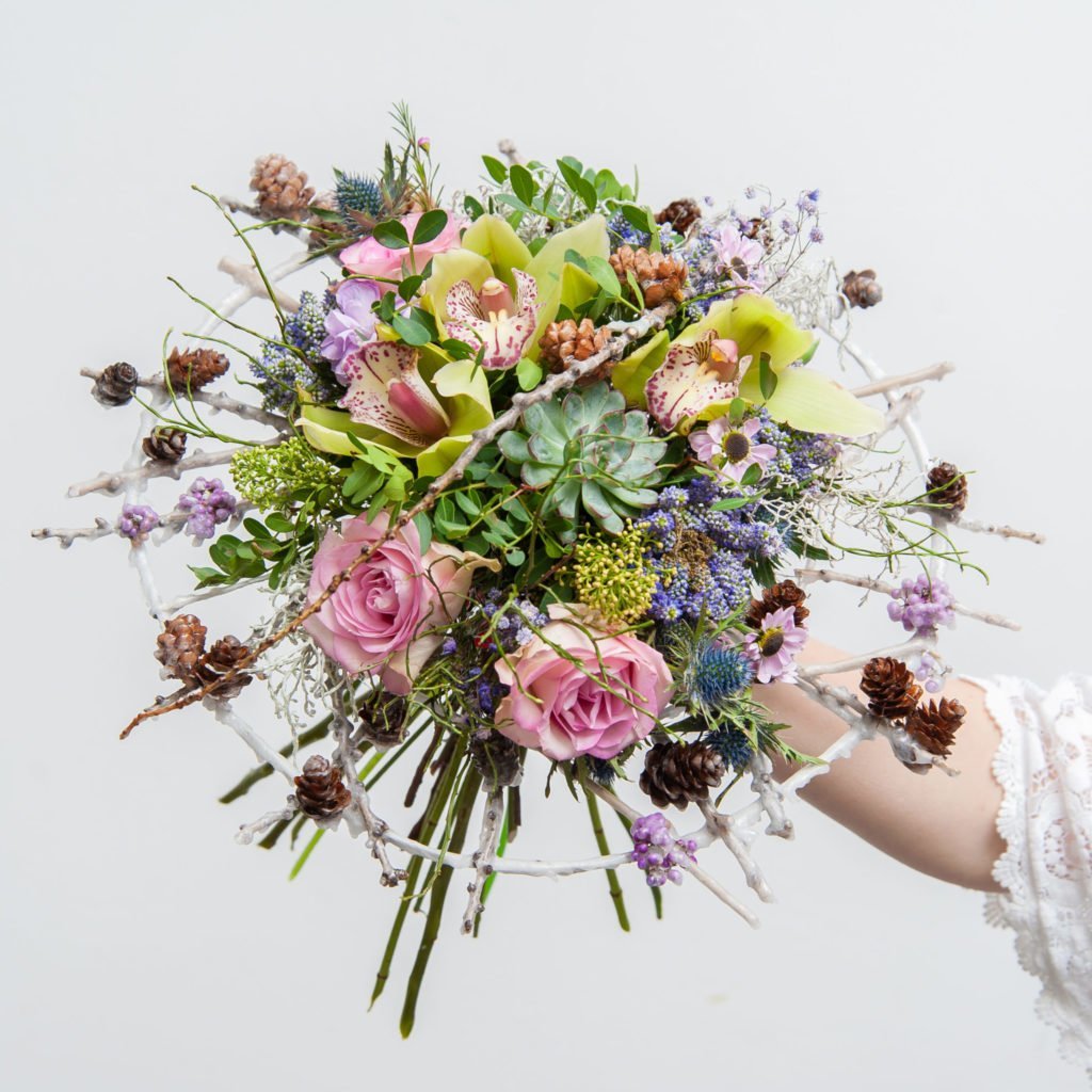 каркасный букет