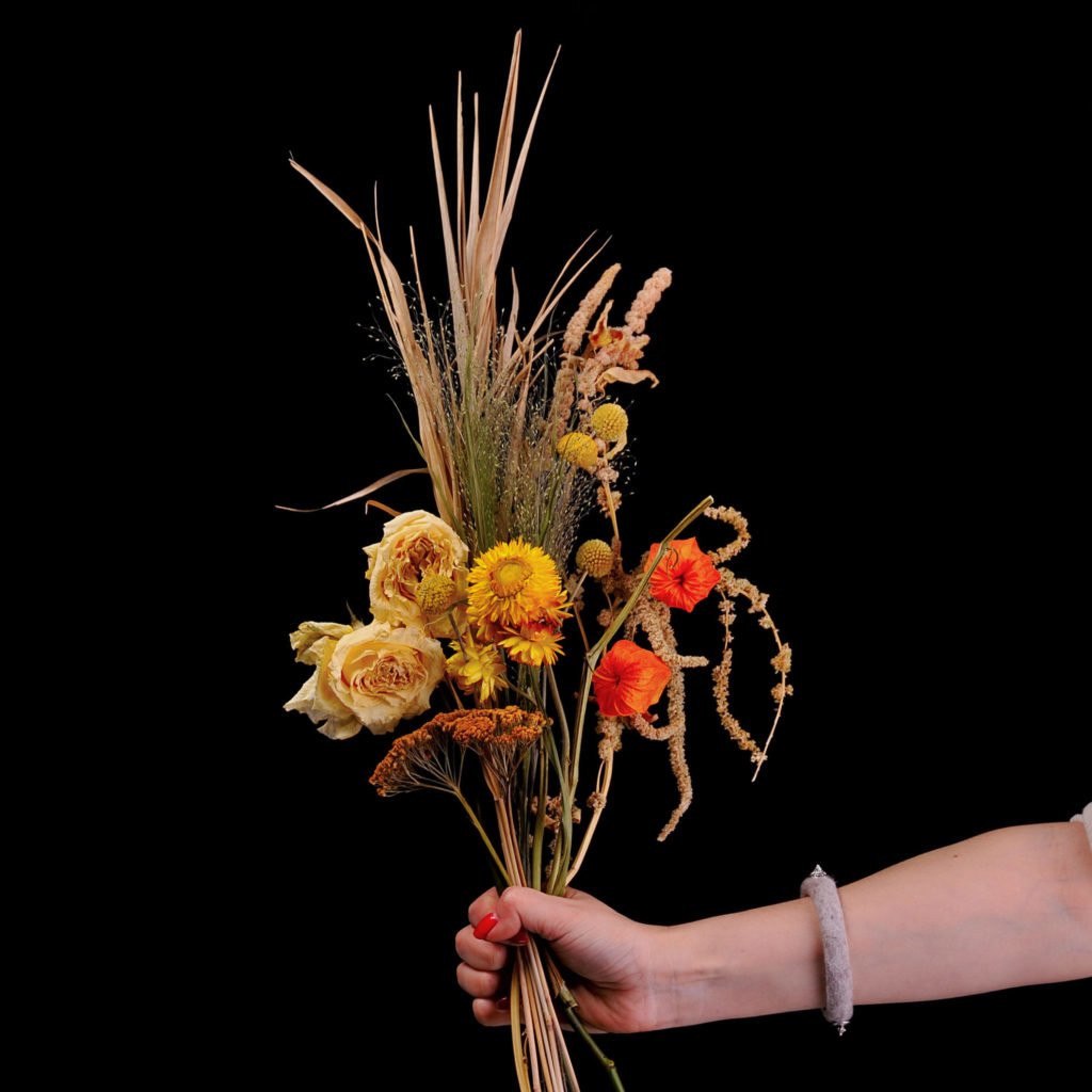 композиция, сухоцветы