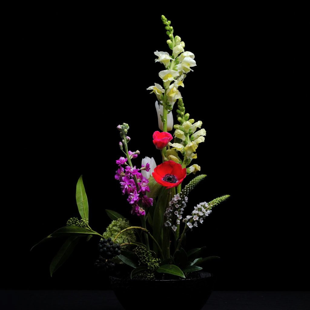 Композиция с использованием Анемоны 