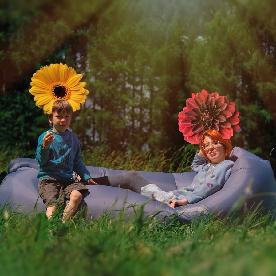 Флористические маски для сториз Казанской школы флористики Kazanflowerschool Фото @havikozoki