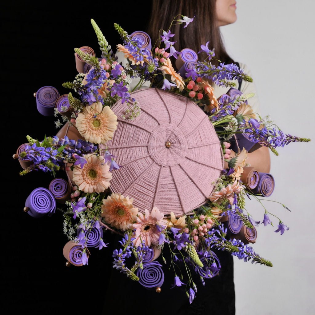 Каркасный букет! Флорист - дизайнер 2020 2 сессия!