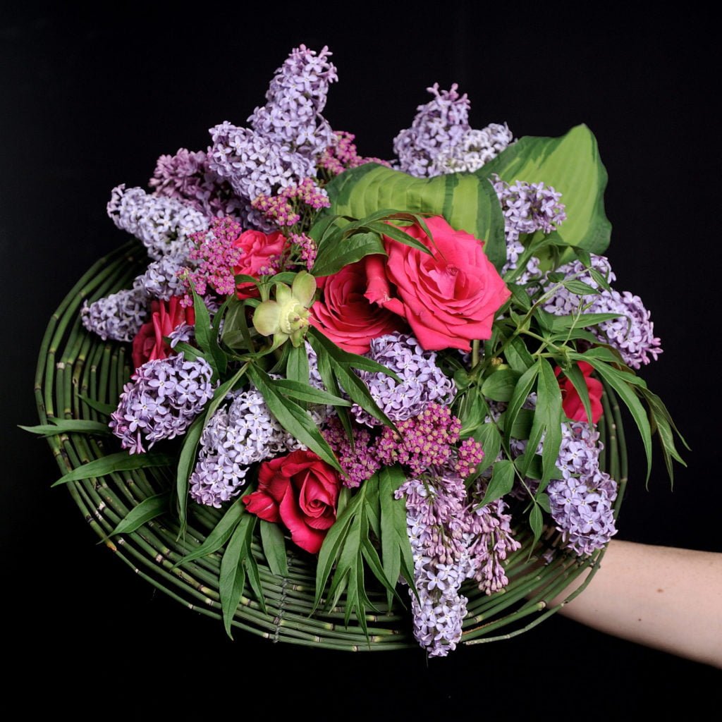 Курсы флористики в Казани. Каркасные букеты студентов курса "Профессия флорист".