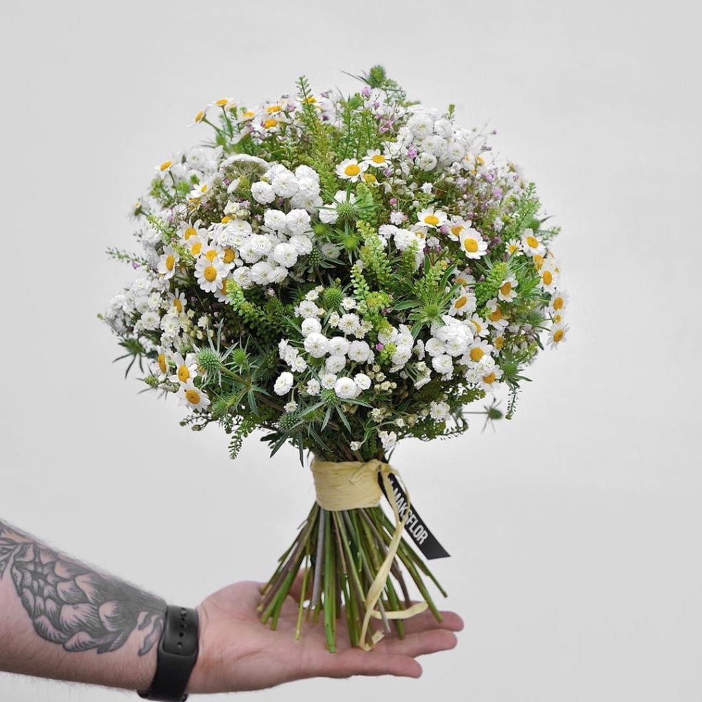 Букет с ромашками от Макса @maks_flor