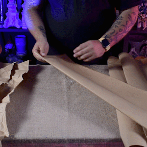 Делаем жатый крафт из заготовки Делаем жатый крафт из заготовки