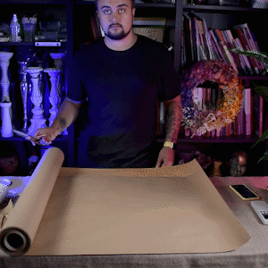 Делаем 2 заготовки из бумаги Делаем 2 заготовки из бумаги