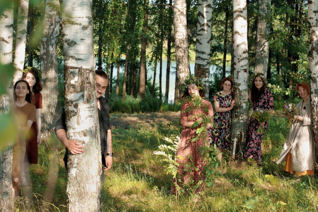 Флоришник в Kazanflowerschool. Курсы флористики Казань.