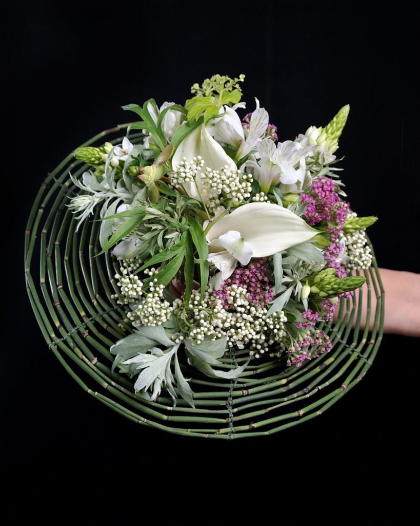 Курсы флористики. Каркасный букет!