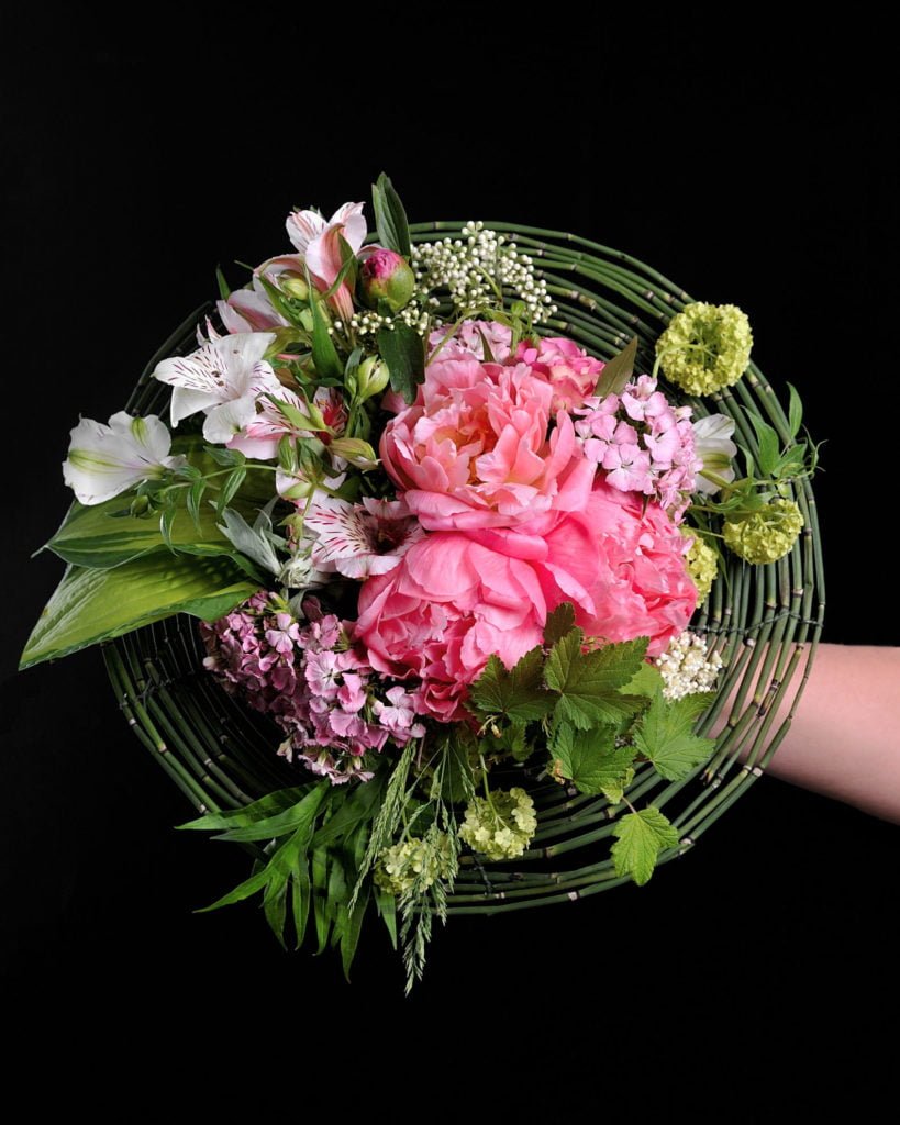 Курсы флористики. Каркасный букет!