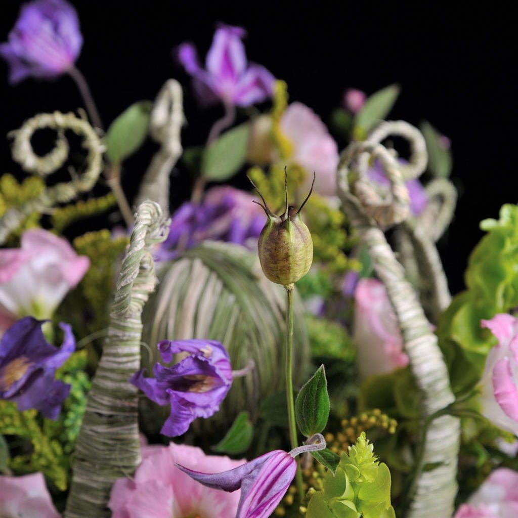 Курсы флористики. Букет. Рогоз. Школа флористики.