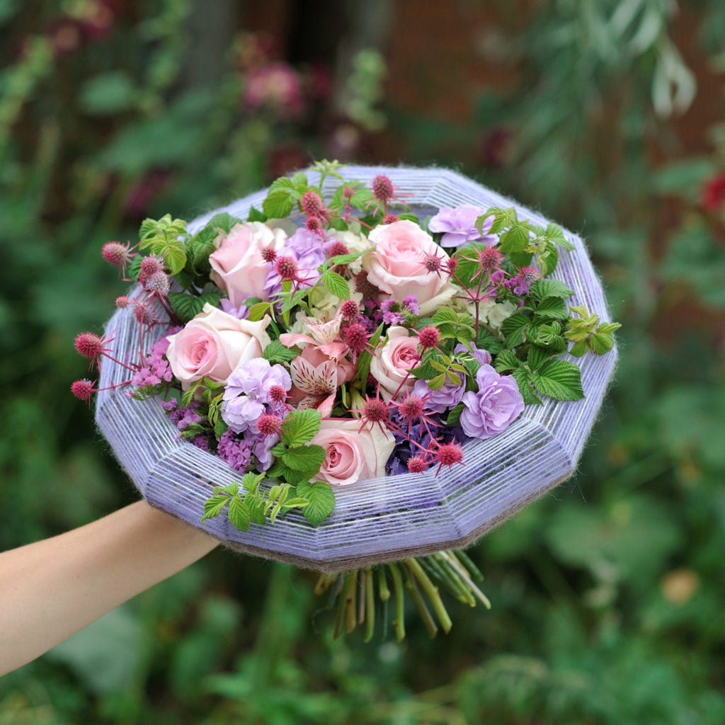 Курсы флористики. Каркасный букет!