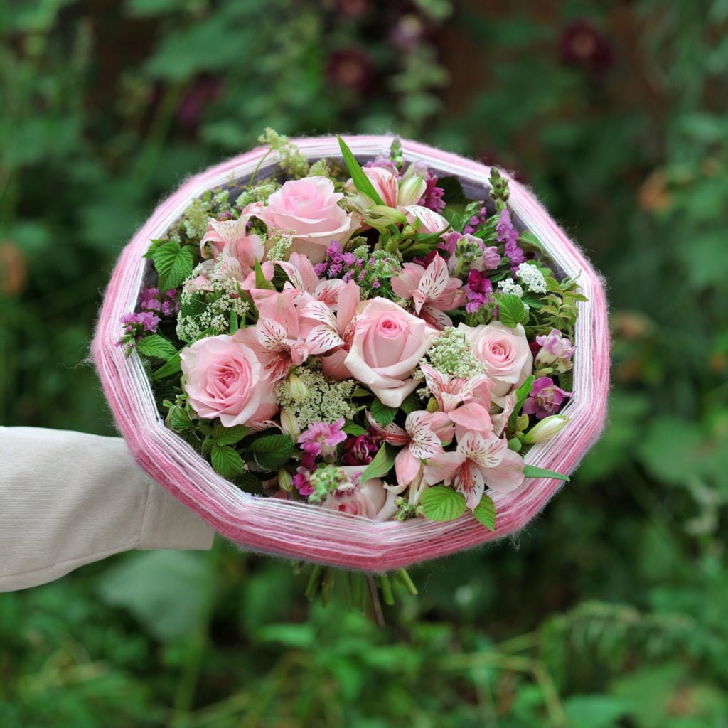 Курсы флористики. Каркасный букет!