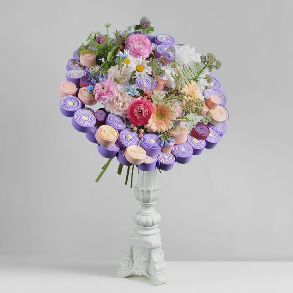 Каркасный букет! Необычный букет!