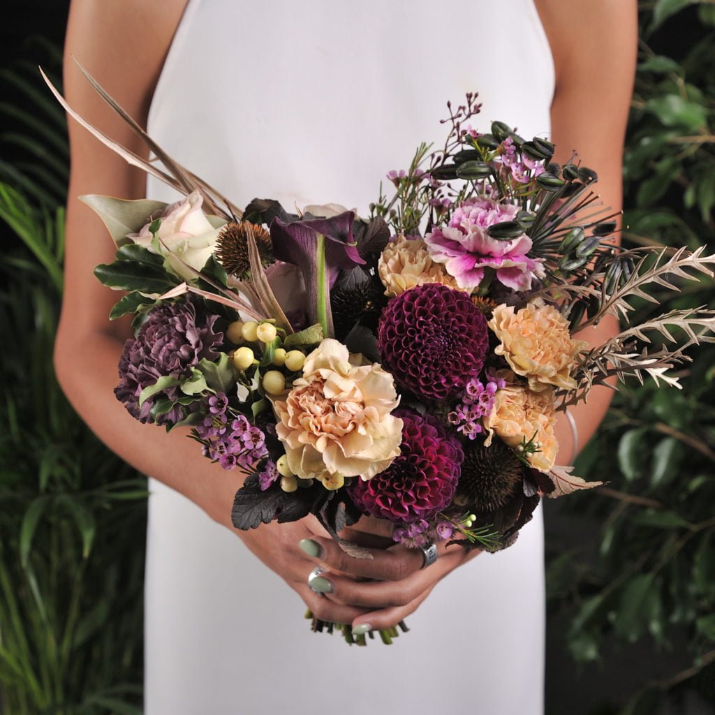 Первый свадебный букет!