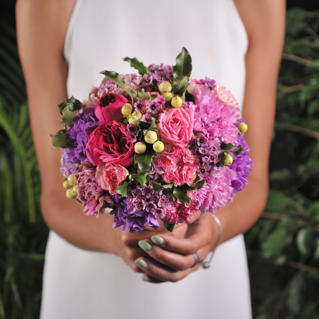 Первый свадебный букет!