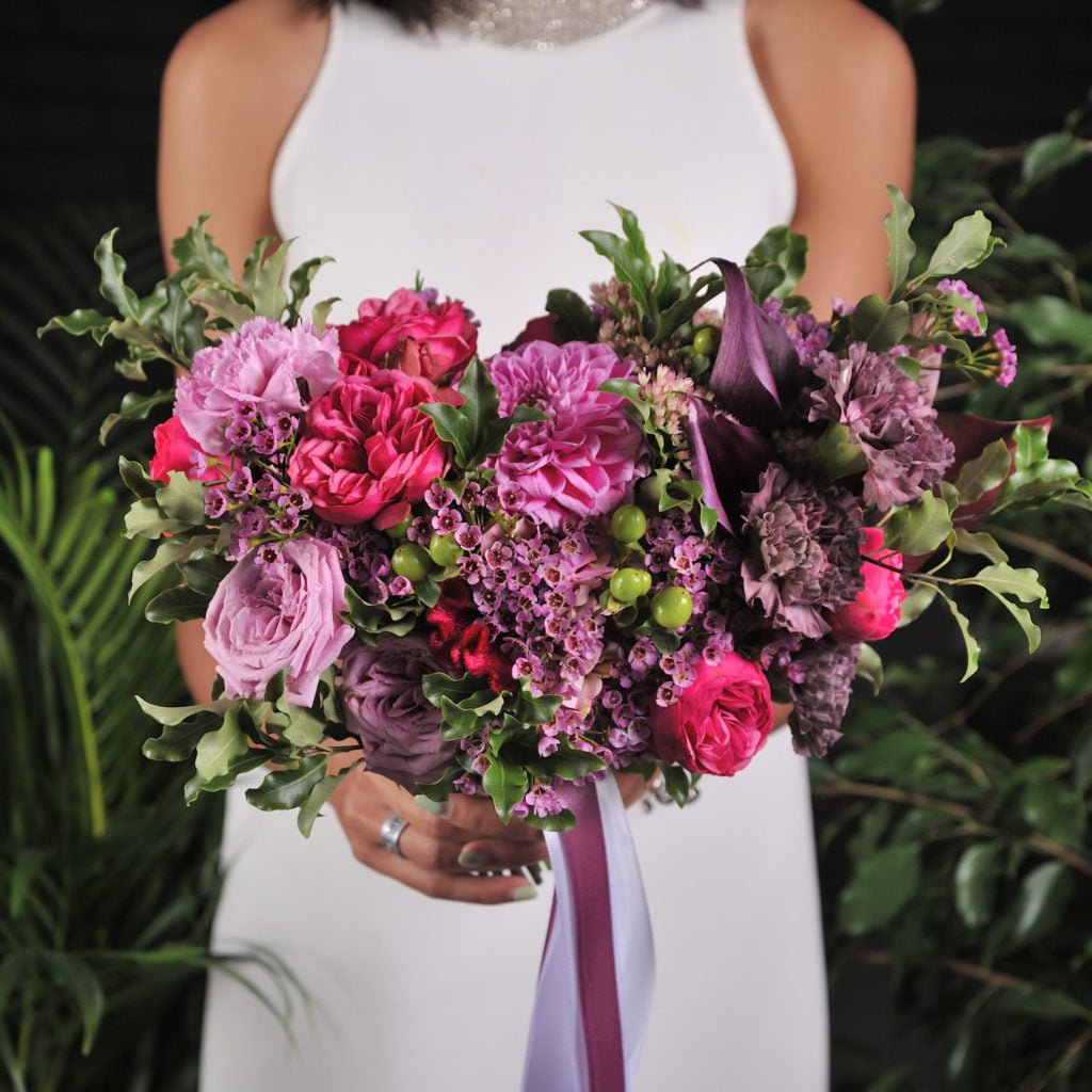 Первый свадебный букет!