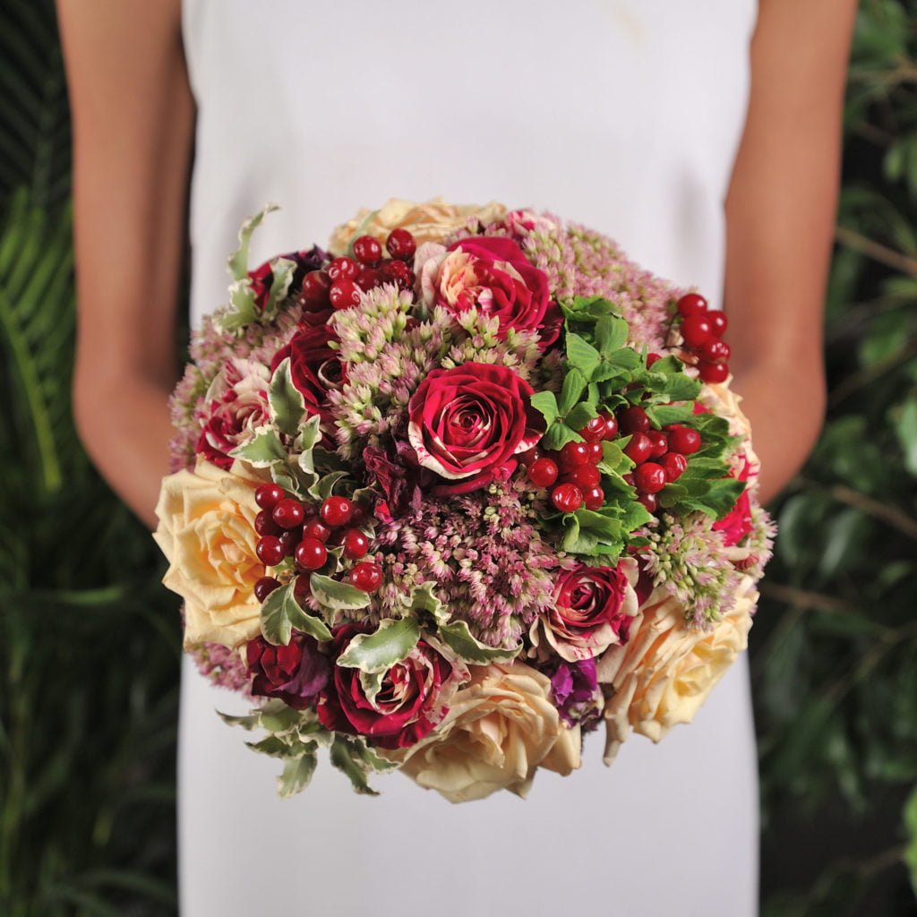 Первый свадебный букет!