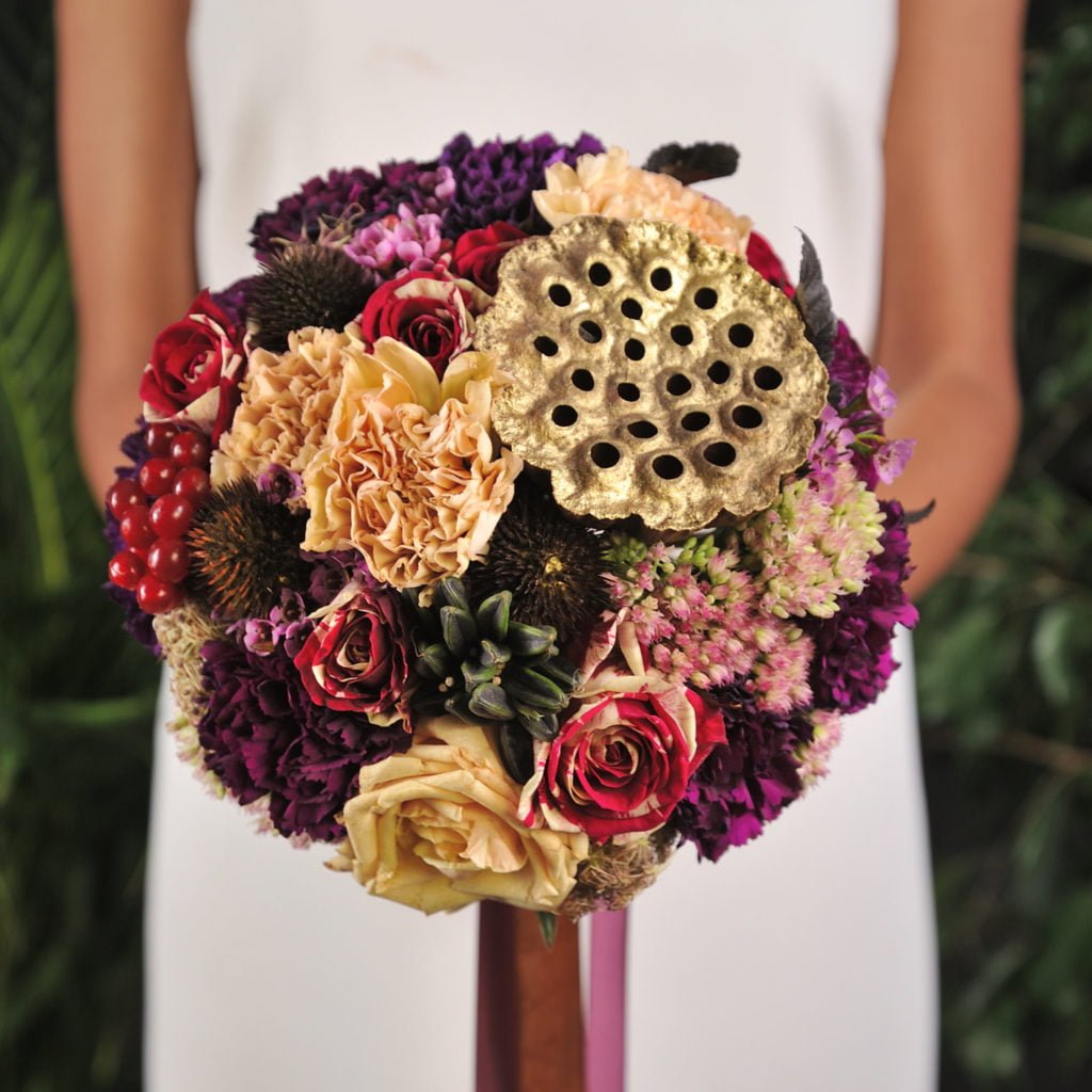 Первый свадебный букет!