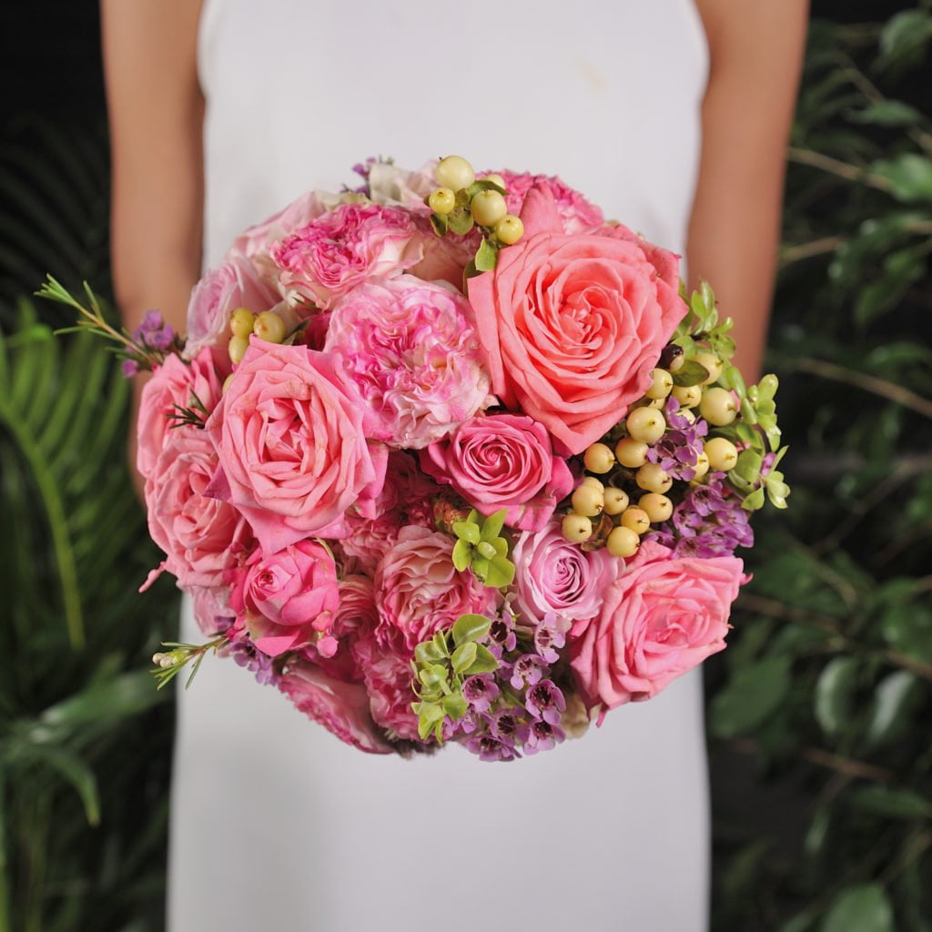 Первый свадебный букет!