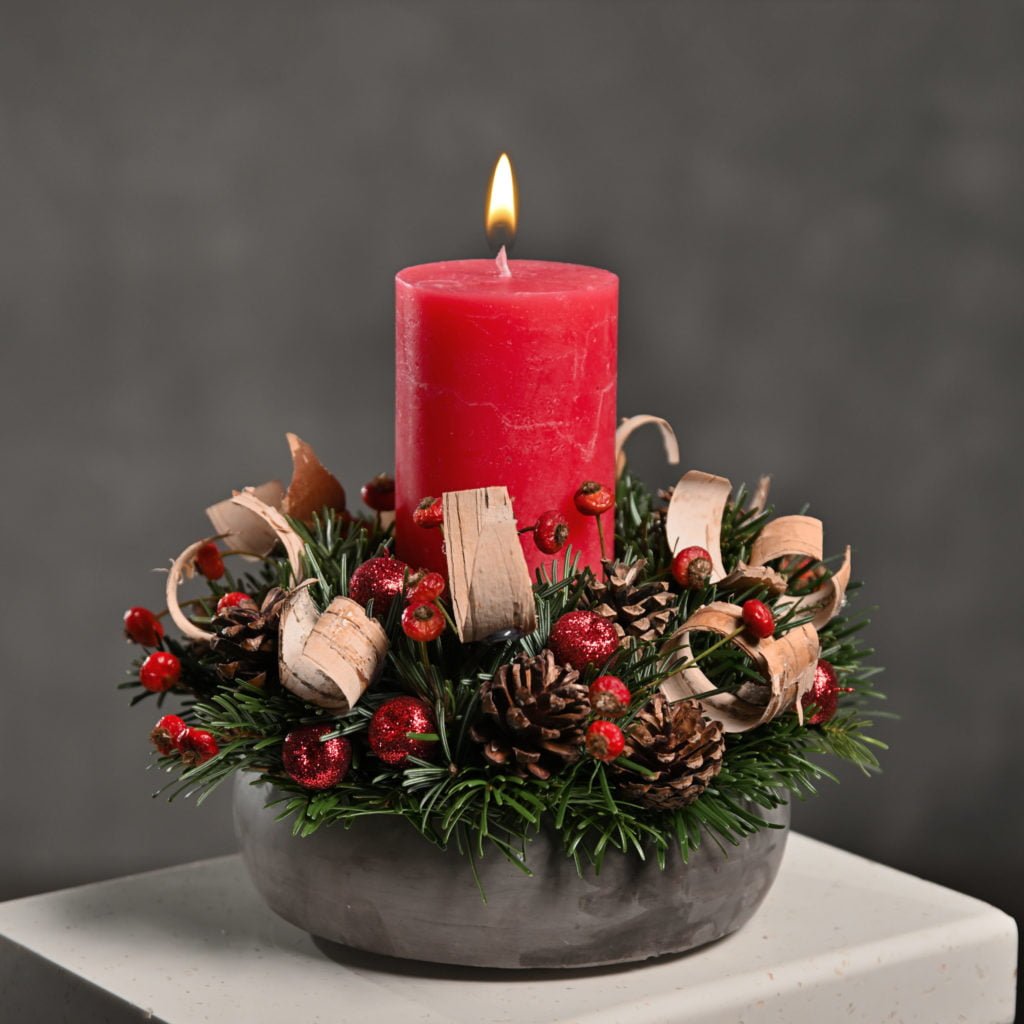 Новогодняя свеча