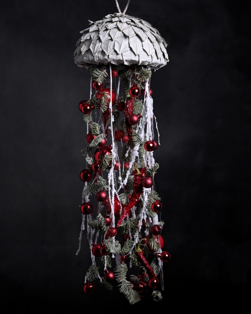 Зимняя композиция подвесная