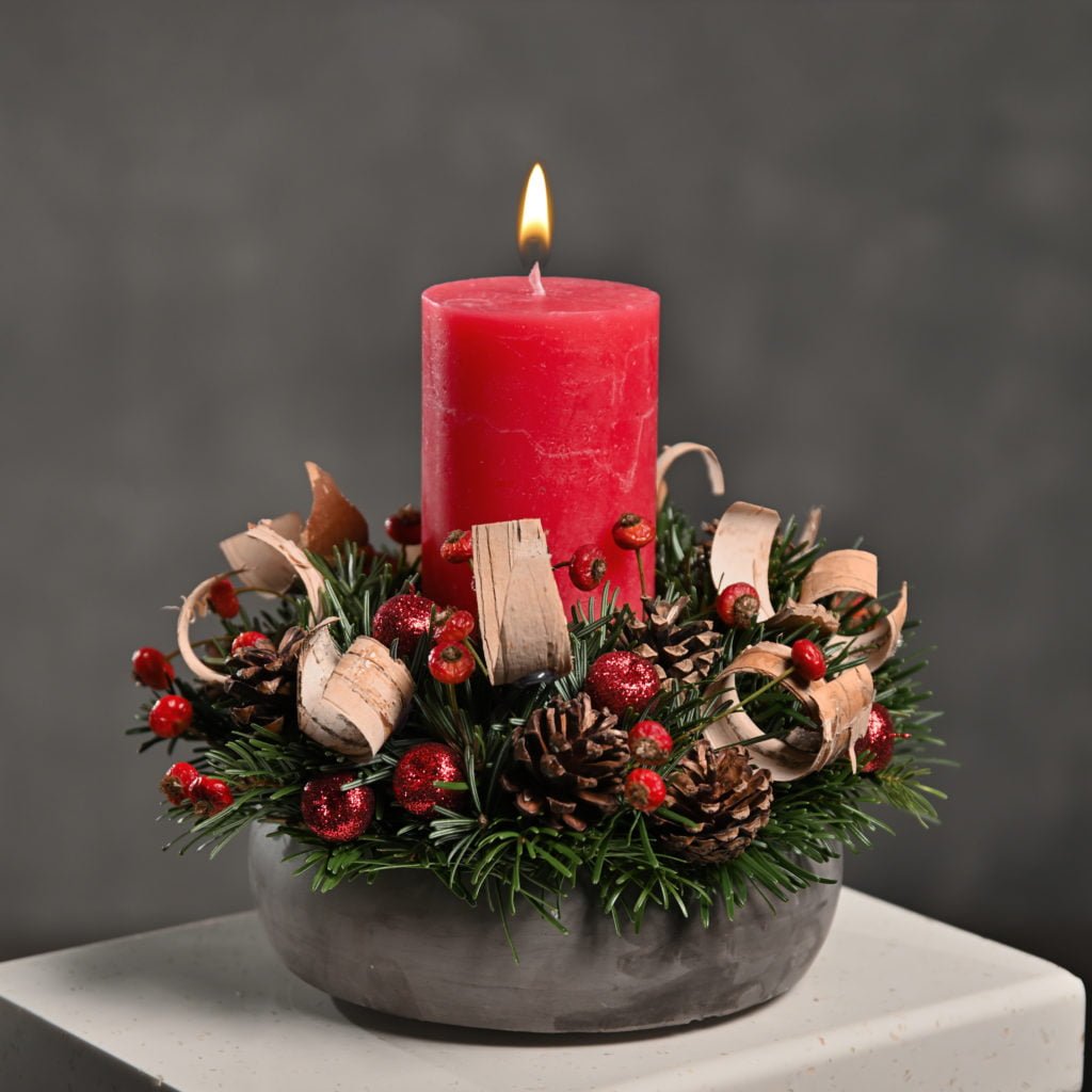 Новогодняя свеча