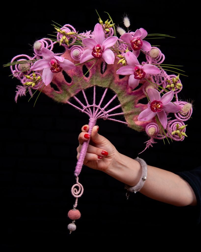 Цветочный веер