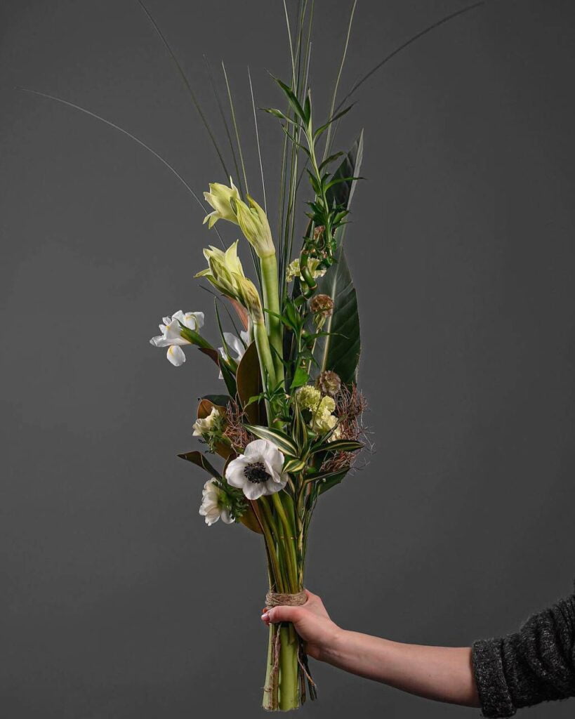 Букет Екатерины преподавателя Казанской школы флористики