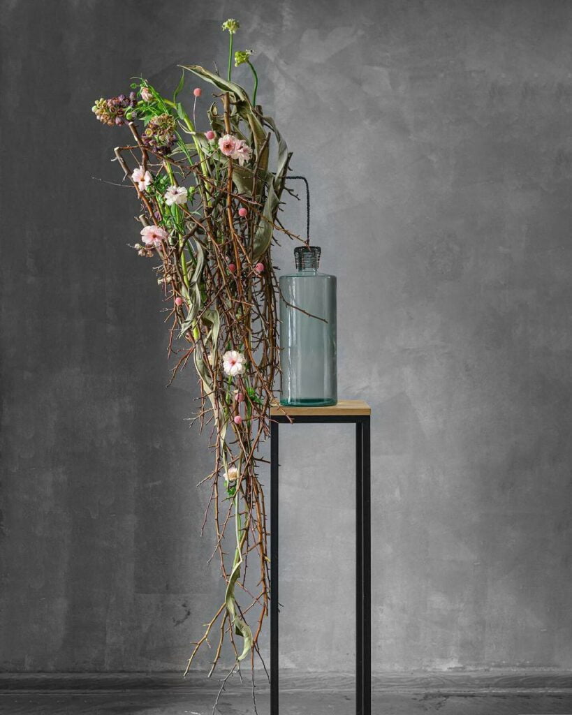 Букет Екатерины преподавателя Казанской школы флористики